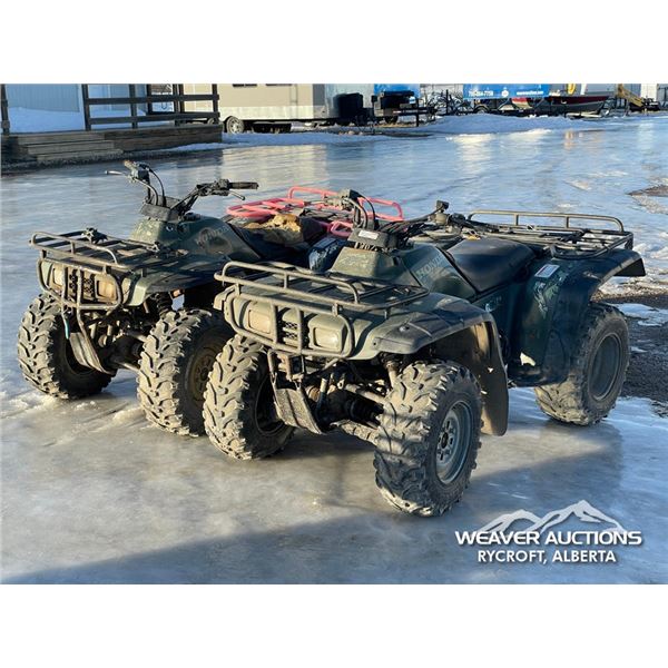 (2) HONDA FOURTRAX 300 ATV'S