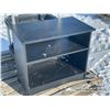 Image 8 : (1) 3 TIER ROLLING SHOP CART W/ 2 TIER WOOD SHELF