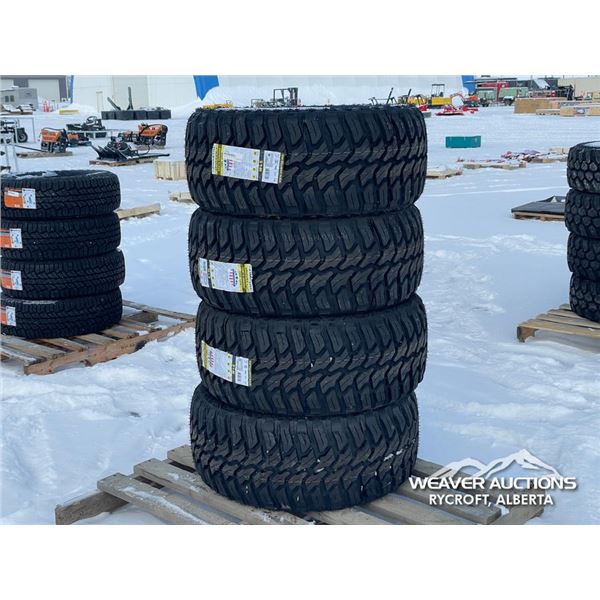 (4) ZWARTHZ 33X12.50R22 TIRES