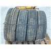 Image 12 : (4) MISC VARIOUS SIZE TIRES W/RIMS