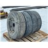 Image 3 : (4) MISC VARIOUS SIZE TIRES W/RIMS