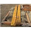 Image 4 : 6 X 7 FT. SKID, (2) GRADER CUTTING EDGES