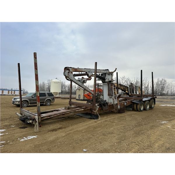 1997 SUPERIOR TRIDEM SELF LOADING LOG TRAILER