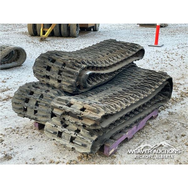 QTY. OF HAGGLUND RUBBER TRACKS