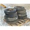 Image 2 : (8) MISC RISLEY MULCHER TIRES & RIMS