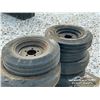 Image 5 : (8) MISC RISLEY MULCHER TIRES & RIMS