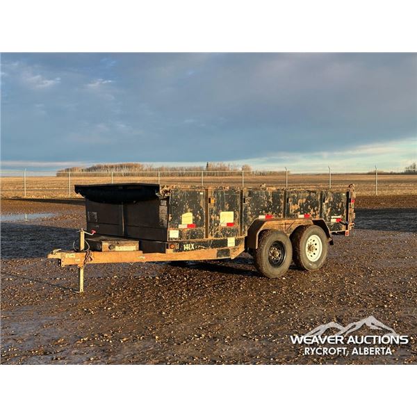 2014 BIG TEX 14 FT. T/A DUMP TRAILER