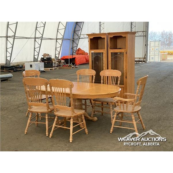 WOOD DINING ROOM SET