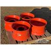 Image 4 : (4) SKID STEER RIMS