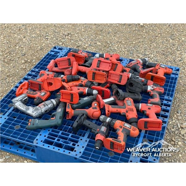 QTY OF BLACK & DECKER TOOLS