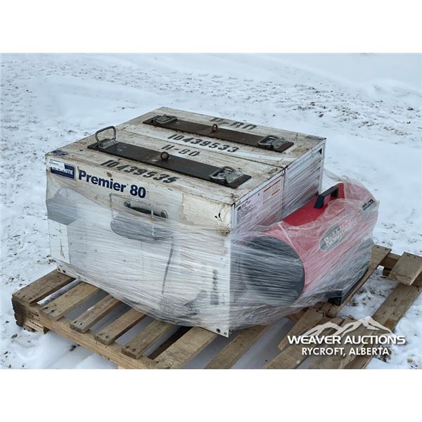 (2) LB WHITE PREMIER 80 HEATERS & (1) READY HEATER