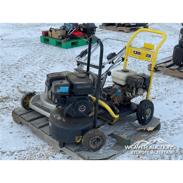 LAWN MOWER, PRESSURE WASHER & AIR COMPRESSOR