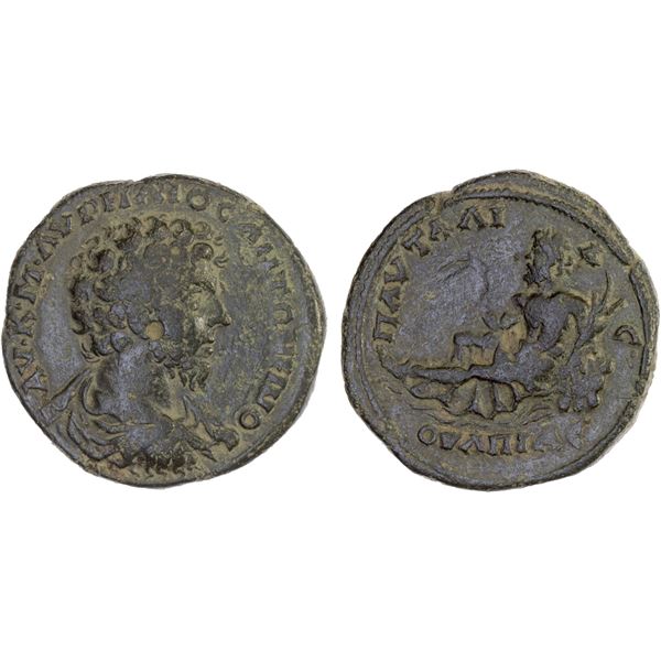 ROMAN PROVINCIAL, THRACE: Pautalia, Marcus Aurelius, 161-180, AE25 (9.30g), VF