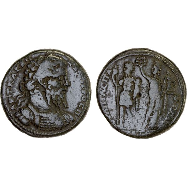 ROMAN PROVINCIAL, THRACE: Pautalia, Septimius Severus, 193-211, AE29 (14.04g), Fine