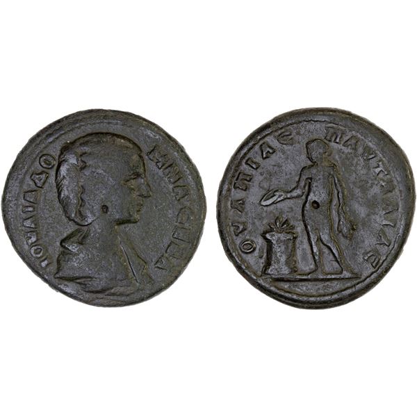 ROMAN PROVINCIAL, THRACE: Pautalia, Julia Domna, augusta, 193-211, AE31 (14.39g), F-VF