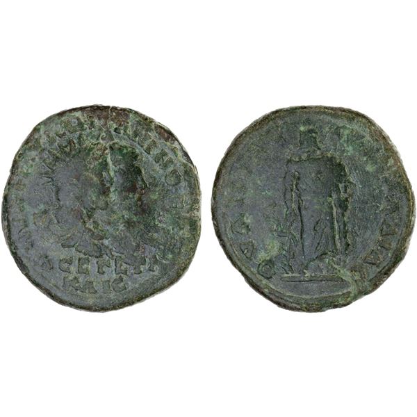 ROMAN PROVINCIAL, THRACE: Pautalia, Caracalla & Geta, 209-211, AE28 (11.39g), Fine