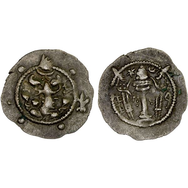 HEPHTHALITE: Alxon/Chionite, ca. 475-565, AR drachm (3.49g), VF