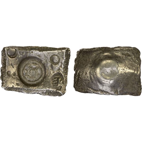 SHAKYA: Anonymous, ca. 400-350 BC, AR double karshapana (6.56g), XF