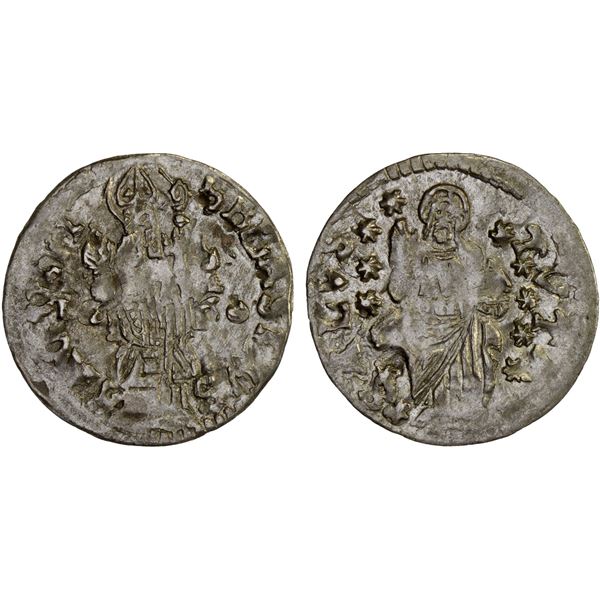 CROATIA: RAGUSA: Republic, AR grosetto / dinaric, 1660, XF-AU