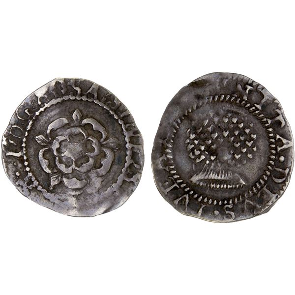 ENGLAND: James I, 1603-1625, AR penny (0.49g), Tower Mint, 1619-25, VF