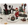 Image 6 : ASSORTED MINIATURE CHRISTMAS VILLAGE FIGURINES AND TREES