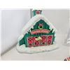 Image 2 : ASSORTED CHRISTMAS VILLAGE ACCESSORIES LOT WITH LAMPPOSTS, TREES, AND REINDEER STABLE