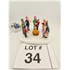 Image 1 : LIGHTED CHRISTMAS CAROLERS FIGURINE SCENE WITH CAMPFIRE