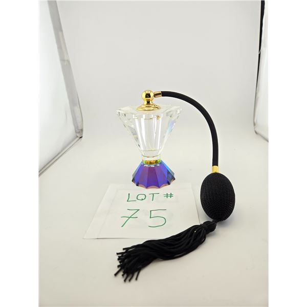 CRYSTAL PERFUME ATOMIZER WITH PUMP BULB