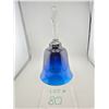 Image 1 : COBALT BLUE ART GLASS BELL