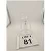 Image 1 : CLEAR GLASS BELL WITH FROSTED BIRD FINIAL