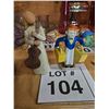 Image 1 : TWO FIGURINES INCLUDING OCCUPIED JAPAN BOY FIGURE AND ANGEL MUSICIAN