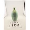 Image 1 : GREEN GLAZED STUDIO POTTERY VASE