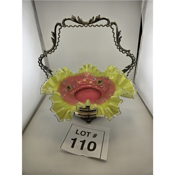 GLASS BRIDES BASKET (MERIDAN B. COMPANY)