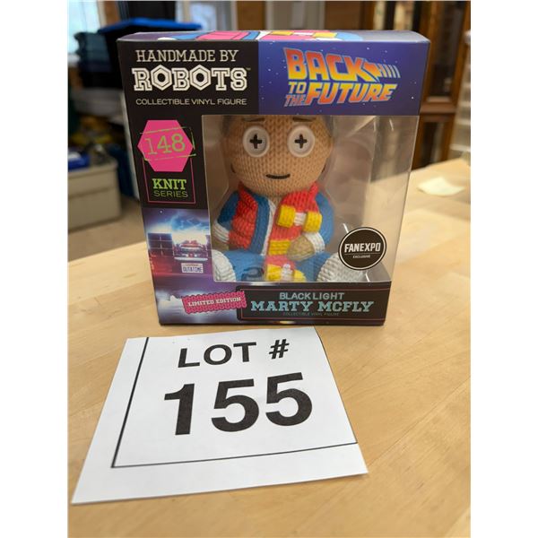 HANDMADE BY ROBOTS “BLACK LIGHT MARTY MCFLY” VINYL FIGURE – FAN EXPO EXCL