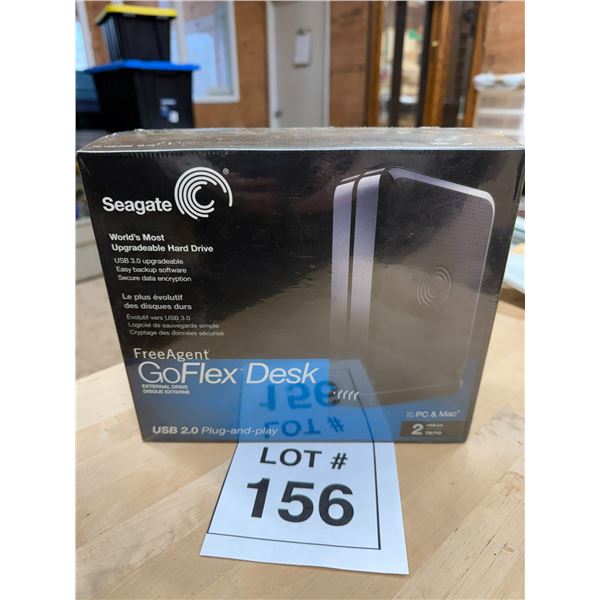 SEAGATE 2TB FREEAGENT GOFLEX DESK EXTERNAL HARD DRIVE (SEALED)