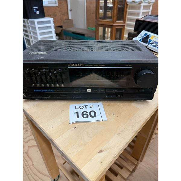SCOTT A120 INTEGRATED STEREO AMPLIFIER WITH GRAPHIC EQUALIZER