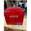 Image 1 : VINTAGE COCA-COLA METAL COOLER WITH CARRY HANDLE