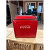 Image 2 : VINTAGE COCA-COLA METAL COOLER WITH CARRY HANDLE