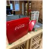 Image 3 : VINTAGE COCA-COLA METAL COOLER WITH CARRY HANDLE