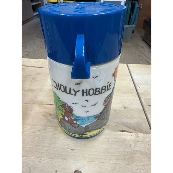 VINTAGE “HOLLY HOBBIE” PLASTIC BEVERAGE THERMOS / DRINK CUP
