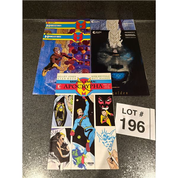 MIRACLEMAN & MIRACLEMAN APOCRYPHA COMIC LOT – ECLIPSE COMICS