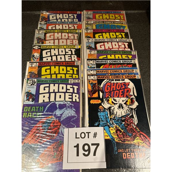 GHOST RIDER COMIC LOT – MARVEL COMICS – BRONZE AGE