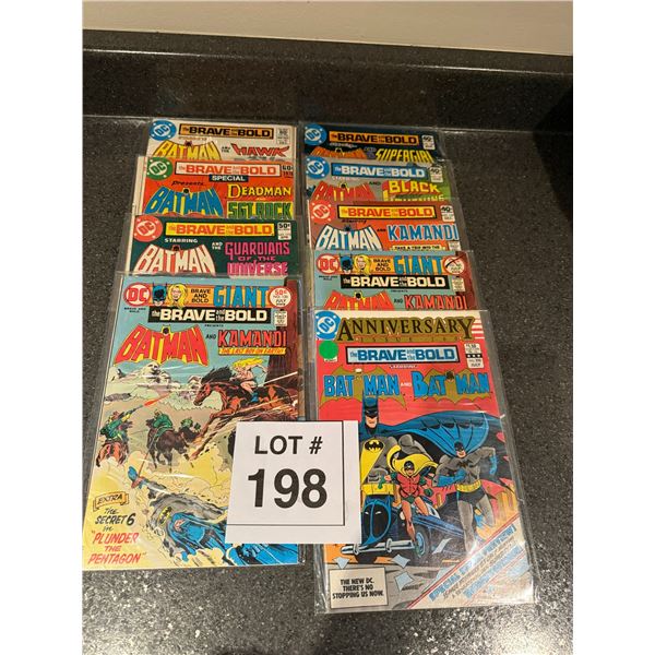 THE BRAVE AND THE BOLD COMIC LOT – BATMAN TEAM-UPS – DC COMICS