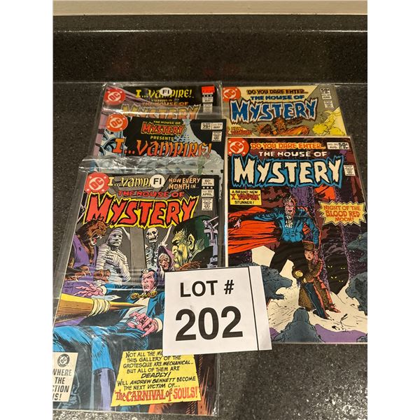 THE HOUSE OF MYSTERY “I… VAMPIRE” COMIC LOT – DC HORROR
