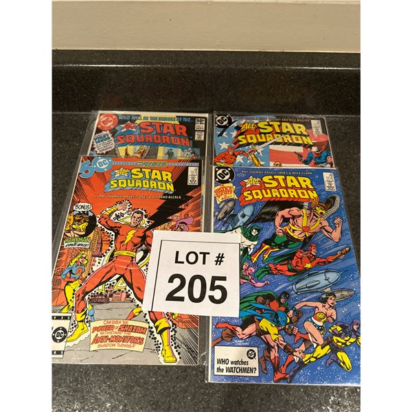 ALL-STAR SQUADRON COMIC LOT – DC COMICS – CRISIS ERA