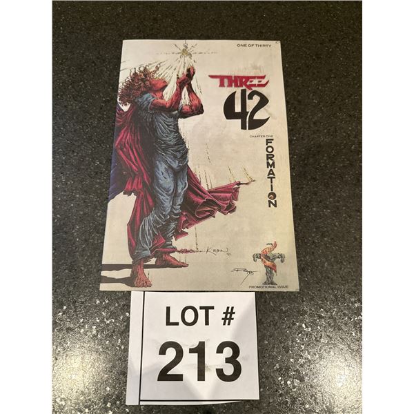 THREE 42 PROMOTIONAL ISSUE – CHAPTER ONE – FORMATION COMICS
