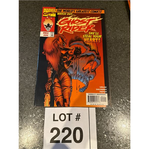 GHOST RIDER #91 – SHE’LL STEAL YOUR HEART!