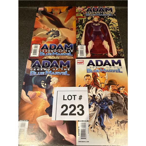 ADAM: LEGEND OF THE BLUE MARVEL #1–4 (COMPLETE SET)
