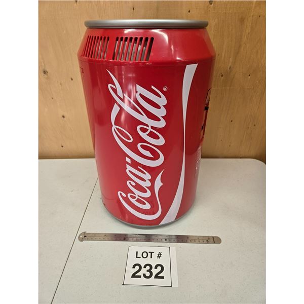 COCA-COLA PORTABLE HOT & COLD ELECTRIC COOLER, MODEL CC-10G