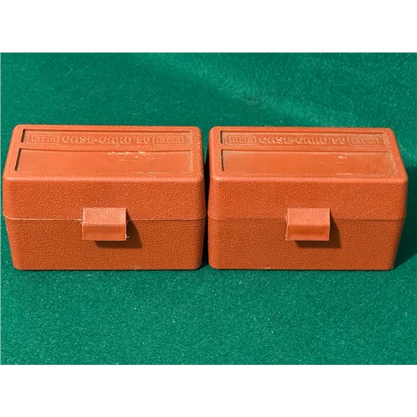 .17 Rem Reloaded Ammunition in Two MTM Case Gard 50 Boxes